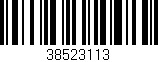 Código de barras (EAN, GTIN, SKU, ISBN): '38523113'