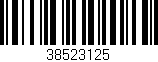 Código de barras (EAN, GTIN, SKU, ISBN): '38523125'