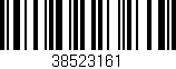 Código de barras (EAN, GTIN, SKU, ISBN): '38523161'