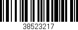Código de barras (EAN, GTIN, SKU, ISBN): '38523217'