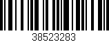 Código de barras (EAN, GTIN, SKU, ISBN): '38523283'