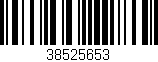 Código de barras (EAN, GTIN, SKU, ISBN): '38525653'