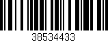 Código de barras (EAN, GTIN, SKU, ISBN): '38534433'