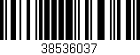 Código de barras (EAN, GTIN, SKU, ISBN): '38536037'