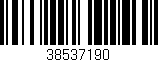 Código de barras (EAN, GTIN, SKU, ISBN): '38537190'
