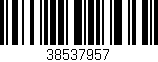 Código de barras (EAN, GTIN, SKU, ISBN): '38537957'