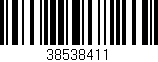Código de barras (EAN, GTIN, SKU, ISBN): '38538411'