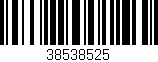 Código de barras (EAN, GTIN, SKU, ISBN): '38538525'