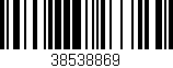 Código de barras (EAN, GTIN, SKU, ISBN): '38538869'