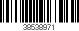 Código de barras (EAN, GTIN, SKU, ISBN): '38538971'