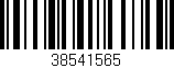 Código de barras (EAN, GTIN, SKU, ISBN): '38541565'