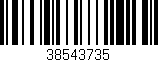 Código de barras (EAN, GTIN, SKU, ISBN): '38543735'