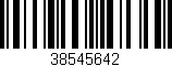 Código de barras (EAN, GTIN, SKU, ISBN): '38545642'