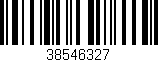 Código de barras (EAN, GTIN, SKU, ISBN): '38546327'