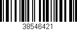 Código de barras (EAN, GTIN, SKU, ISBN): '38546421'