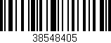 Código de barras (EAN, GTIN, SKU, ISBN): '38548405'