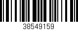 Código de barras (EAN, GTIN, SKU, ISBN): '38549159'