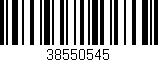 Código de barras (EAN, GTIN, SKU, ISBN): '38550545'