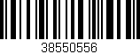 Código de barras (EAN, GTIN, SKU, ISBN): '38550556'