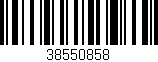 Código de barras (EAN, GTIN, SKU, ISBN): '38550858'