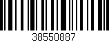 Código de barras (EAN, GTIN, SKU, ISBN): '38550887'