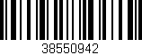 Código de barras (EAN, GTIN, SKU, ISBN): '38550942'