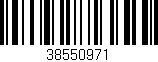 Código de barras (EAN, GTIN, SKU, ISBN): '38550971'