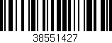 Código de barras (EAN, GTIN, SKU, ISBN): '38551427'