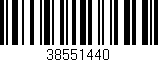 Código de barras (EAN, GTIN, SKU, ISBN): '38551440'