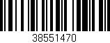 Código de barras (EAN, GTIN, SKU, ISBN): '38551470'