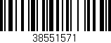 Código de barras (EAN, GTIN, SKU, ISBN): '38551571'
