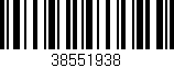 Código de barras (EAN, GTIN, SKU, ISBN): '38551938'