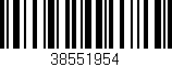 Código de barras (EAN, GTIN, SKU, ISBN): '38551954'