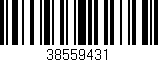 Código de barras (EAN, GTIN, SKU, ISBN): '38559431'