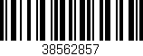 Código de barras (EAN, GTIN, SKU, ISBN): '38562857'