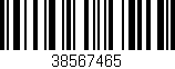 Código de barras (EAN, GTIN, SKU, ISBN): '38567465'