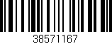 Código de barras (EAN, GTIN, SKU, ISBN): '38571167'