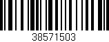 Código de barras (EAN, GTIN, SKU, ISBN): '38571503'