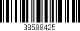 Código de barras (EAN, GTIN, SKU, ISBN): '38588425'