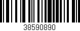 Código de barras (EAN, GTIN, SKU, ISBN): '38590890'