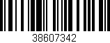Código de barras (EAN, GTIN, SKU, ISBN): '38607342'
