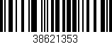 Código de barras (EAN, GTIN, SKU, ISBN): '38621353'