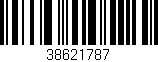 Código de barras (EAN, GTIN, SKU, ISBN): '38621787'