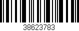 Código de barras (EAN, GTIN, SKU, ISBN): '38623783'