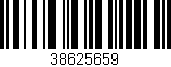 Código de barras (EAN, GTIN, SKU, ISBN): '38625659'