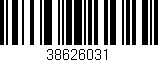 Código de barras (EAN, GTIN, SKU, ISBN): '38626031'