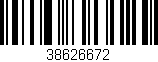 Código de barras (EAN, GTIN, SKU, ISBN): '38626672'