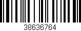 Código de barras (EAN, GTIN, SKU, ISBN): '38636764'