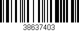 Código de barras (EAN, GTIN, SKU, ISBN): '38637403'