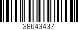 Código de barras (EAN, GTIN, SKU, ISBN): '38643437'
